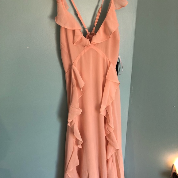 NWT Lulus Ruffled Maxi Dress - Picture 3 of 8
